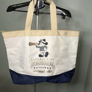 Disney Cruise Line Inaugural Sailings Wish Mickey Mouse Castaway Club Tote Bag